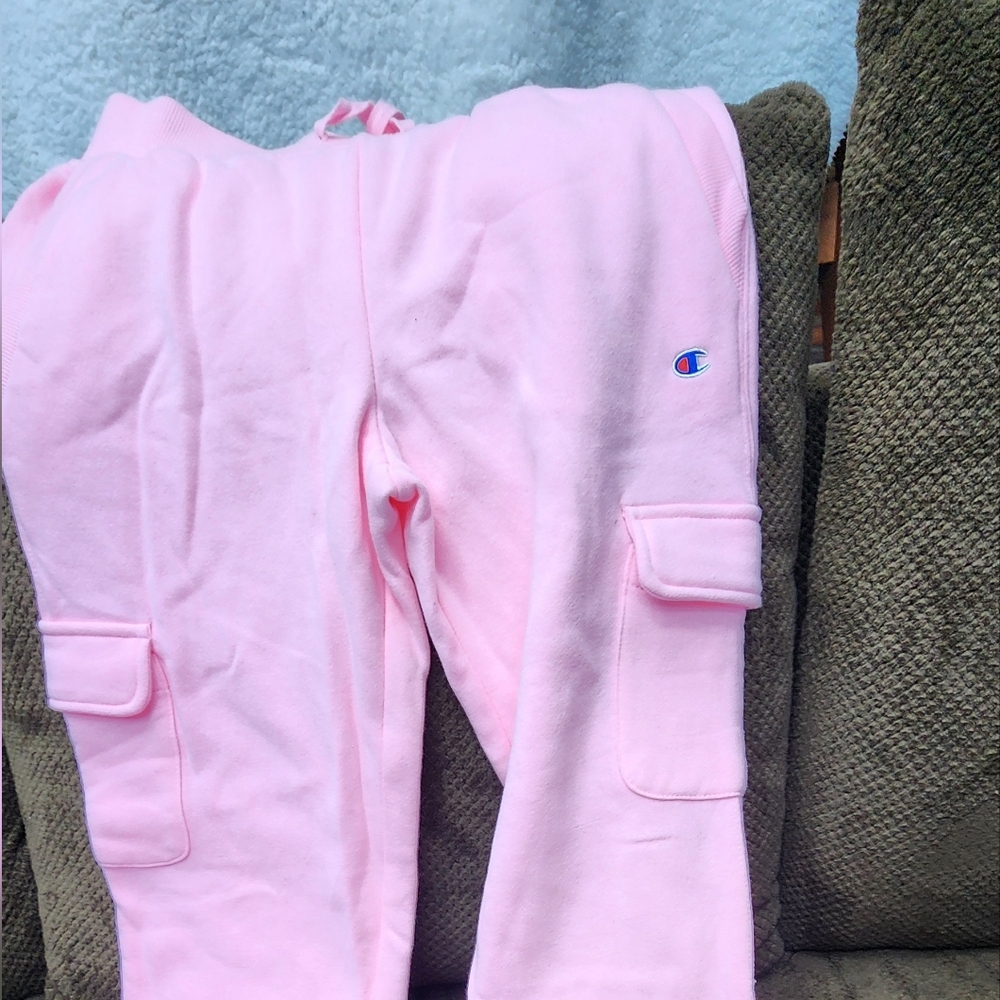 Champion Kids Pink Cargo Sweat Pants